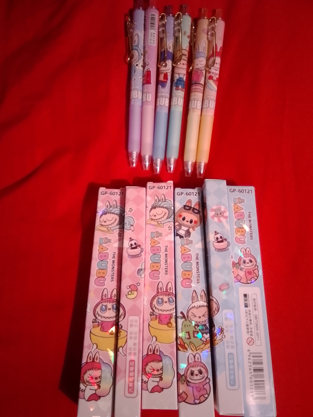 Labubu Gel Pens - Set Of 6